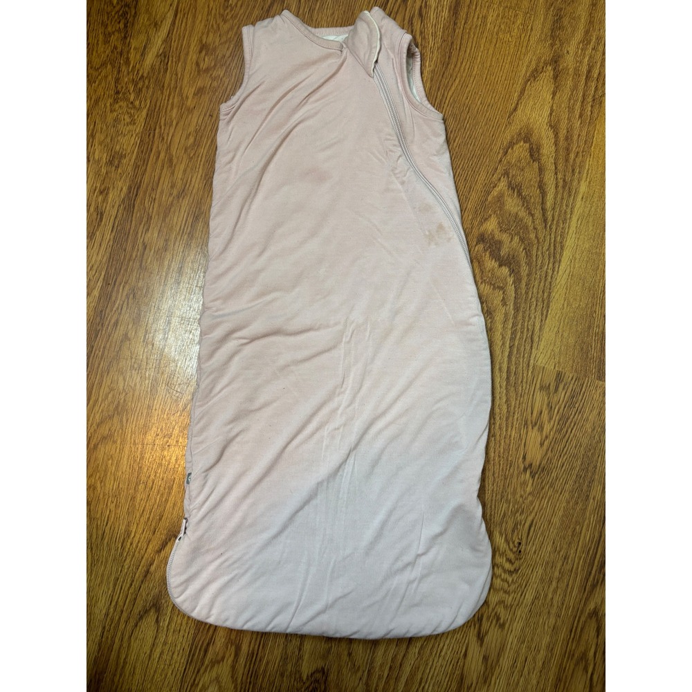 Kyte Baby Bamboo Sleep Bag 1.0 TOG Blush Pink Size Small Sleeveless Sleep Sack